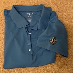 Medinah Country Club Antigua blue Polo Shirt
